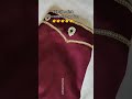 heavy and grand looking aari work bridal blouse design with normal needle #shorts