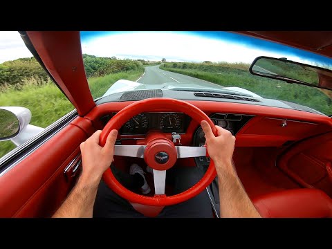 1979 Chevrolet Corvette C3 350 V8 4 Speed Manual - POV GoPro Test Drive & WalkAround