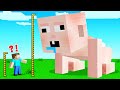 Playing Minecraft With A GIANT BABY!