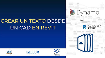 Crear textos desde CAD en Revit con Dynamo | Demostración