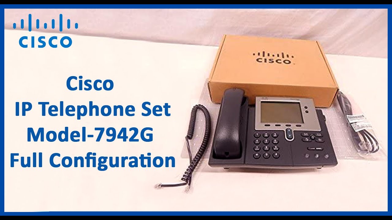 Cisco IP Telephone Set 7942G Full Configurations for Asa Technology YouTube