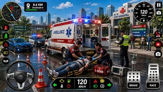 Ambulance City Rescue Simulator 3D Game 911 US Emergency Ambulance - Pro Version For Android #part23 screenshot 1