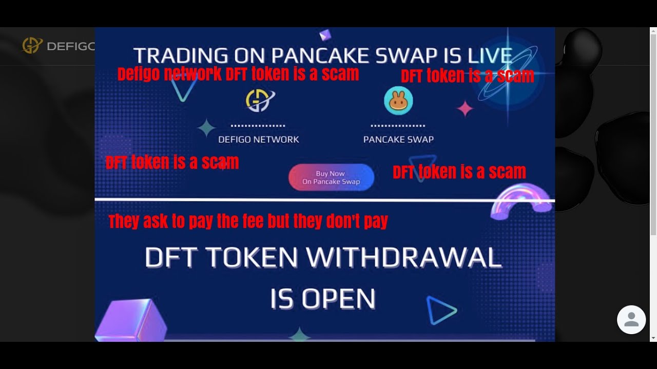 DFT token is a scam Defigo network scam