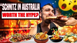 I Tried Schnitz for the First Time in Australia! 🍗🔥 Is It Worth the Hype