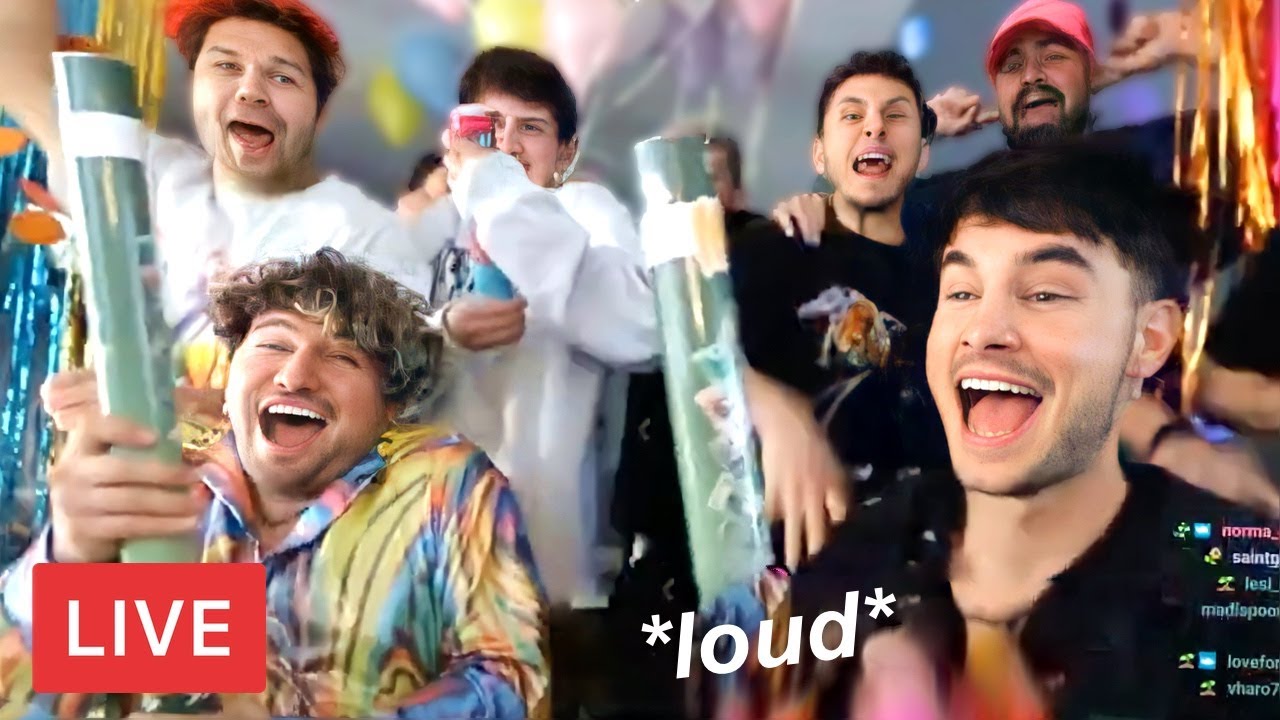 KianAndJc CELEBRATE with C4 HOUSE on 'Just Chatting...' stream!  *FULL STREAM*
