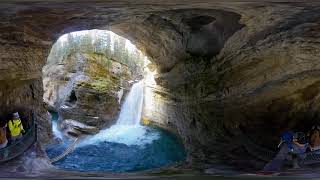 Banff and Lake Louise in360: Explore the Johnston Canyon Lower Falls - 1/2