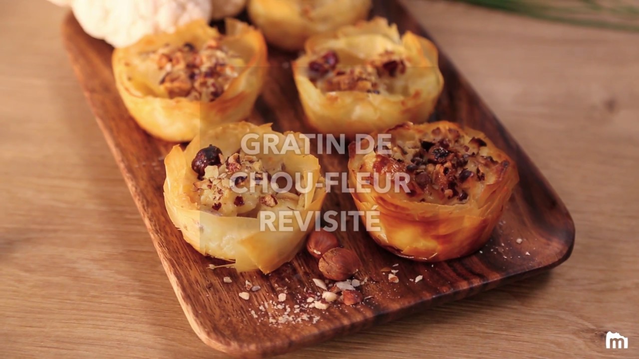 Gratin De Chou Fleur Leger Youtube