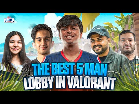 VERY COMPETITIVE AND FUNNY VALORANT LOBBY FT.@8bit Binks69 @VLT SENTINEL @Ankkita C @hellffR