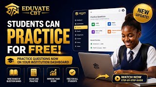 How Students Can Practise Questions for Free on EDUVATE CBT | Student Guide 2026  screenshot 4