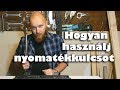 Nyomatékkulcs használata ◆ Az alapok