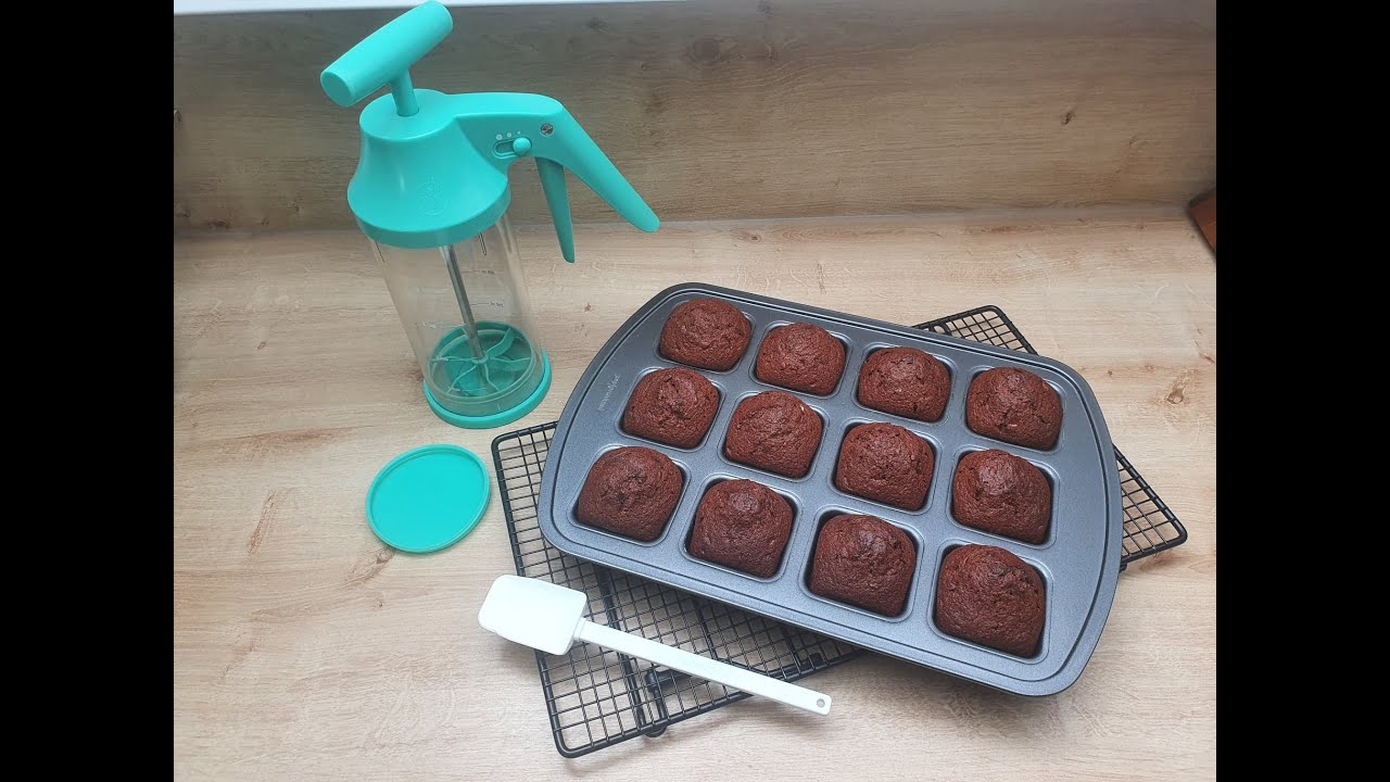 Brownies und Muffins in der Brownie Form von Pampered Chef