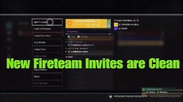 Destiny 2  New Fireteam Invite Notification