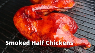 Smoked Half Chicken | Recipe for BBQ Chicken Halves on the Big Green Egg