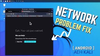 Network connection problem in kali linux ( Android VNC Veiwer ) ( Firefox Network error