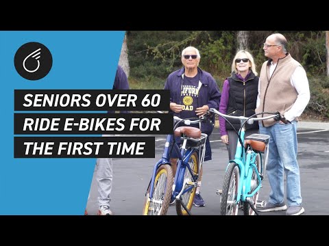 Seniors OVER 60 Ride E-BIKES for the FIRST TIME