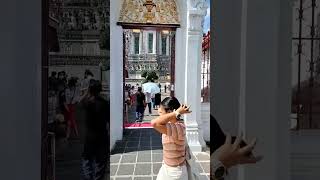 tourist attractions Wat Arun Bangkok thailand travel travelvlog traveling amazing shorts