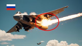 Terrifying!! Ukrainian missile opens fire on Russian Mig-29, exploding in mid-air