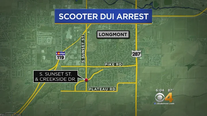 Scooter Driver Charged With DUI After Crash