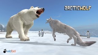 Arctic Wolf Simulator  - By  Wild Foot Games - Adventure - Google Play(Super HD Quality) screenshot 5