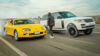 THIS WAS NOT EXPECTED FROM RANGE ROVER! RACING against VAZ 2107 500 hp and TOYOTA SUPRA 388 hp