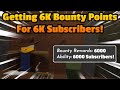 GETTING 6K HITMAN BOUNTY POINTS FOR 6K SUBS!
