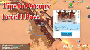 We Occupied Level 1 Pass • DNA Alliance • Call of Dragons