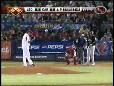 CARACAS VS CARDENALES 9NO INNING DE CARACAS 12/01/09