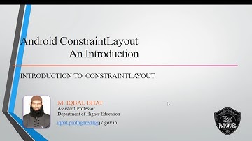 Lecture 7A: Android ConstraintLayout Part 1 in urdu, hindi
