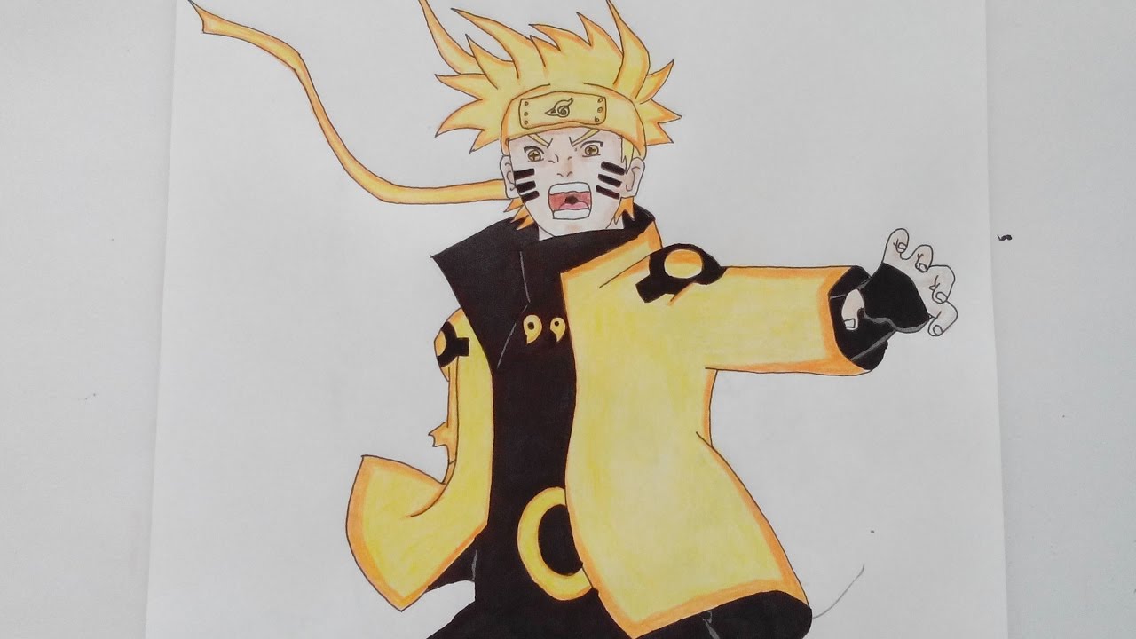 Speed Drawing - Naruto Rikudou Sennin - YouTube