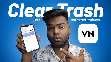 How to Delete Trash Projects from VN Video Editor App | How to Delete Video from Trash in VN App
