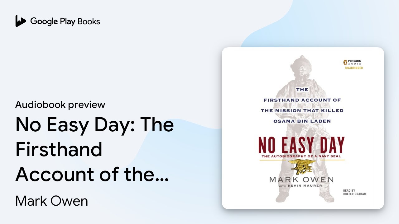 No Easy Day: The Firsthand Account of the… by Mark Owen · Audiobook preview