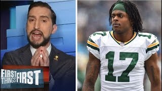 FIRST THINGS FIRST | Nick Wright on Davante Adam says I've earned the right to be paid the highest