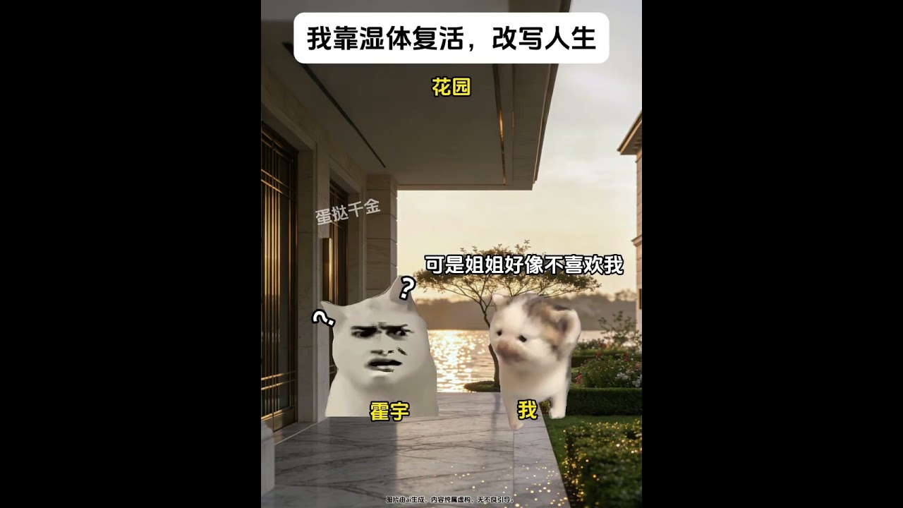 《蛋撻千金》1-8合集 #貓meme #超爆小故事 #搞笑 #抽象