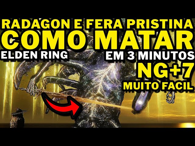 ELDEN RING - Radagon da Ordem Áurea e Fera Pristina 