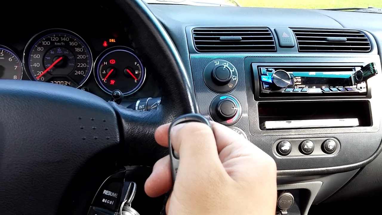 How to : 2001-2005 Honda Civic Remote Programming - YouTube