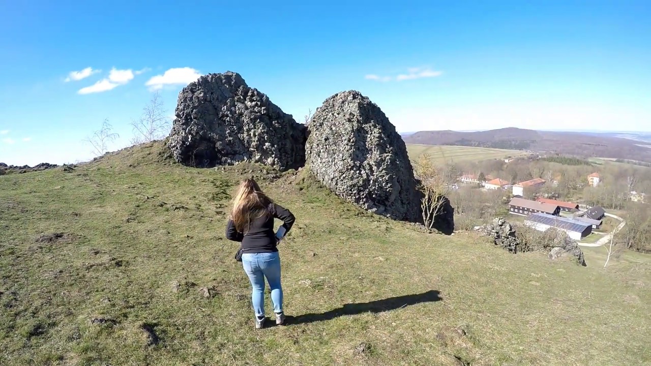 Wanderung bei Zierenberg an die Helfensteine (Nordhessen)