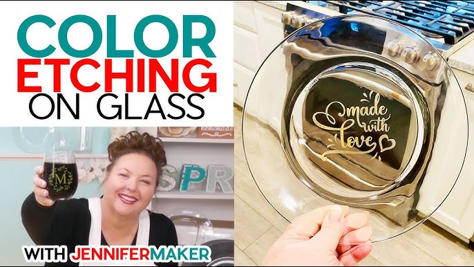 Easy Glass Etching with Martha Stewart Crafts