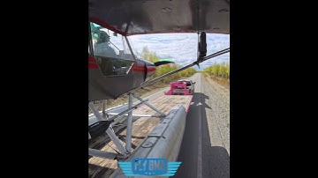 Float Plane Launch from Trailer