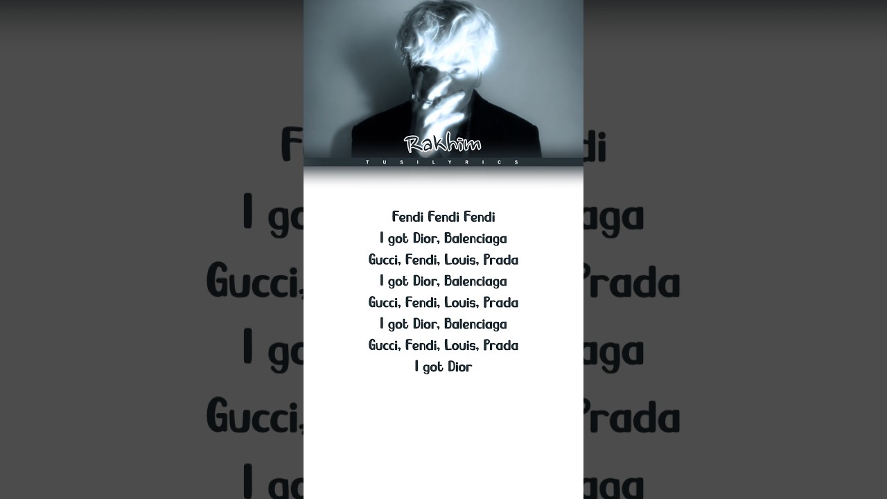 Obejrzyj Fendi 2 Lyrics - Rakhim, Khim, Ayv1o #fendi #lyrics w YouTube Obejrzyj Fendi 2 Lyrics - Rakhim, Khim, Ayv1o #fendi #lyrics w YouTube