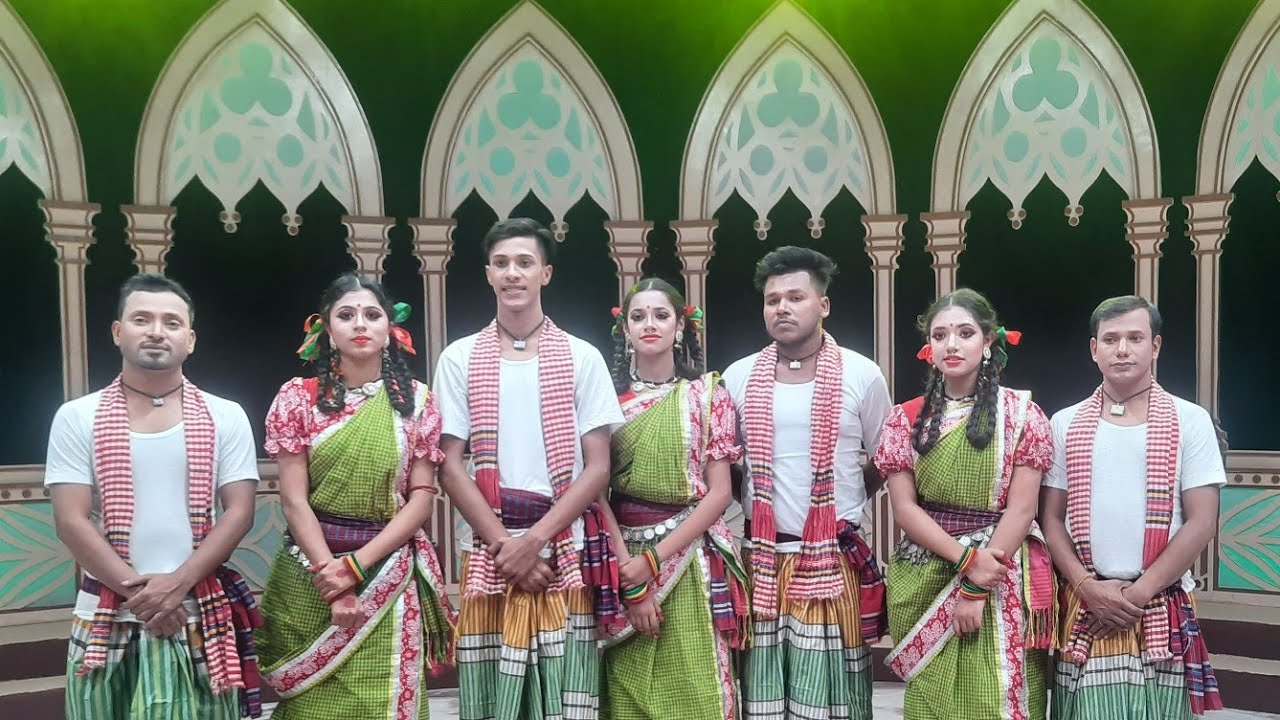     Harvesting  Kati Dhan l Bangla folk dance l BTV Bangladesh television