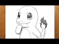 How to Draw Charmander | Cute Pokémon Drawing Step by Step
