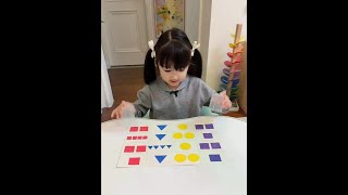 Orff music rhythm challenge! She really loves playing! This exercise can help develop the left and