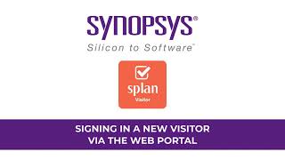 SYNOPSYS - SPLAN COURSE - REVISED WEB PORTAL REGISTER GUEST