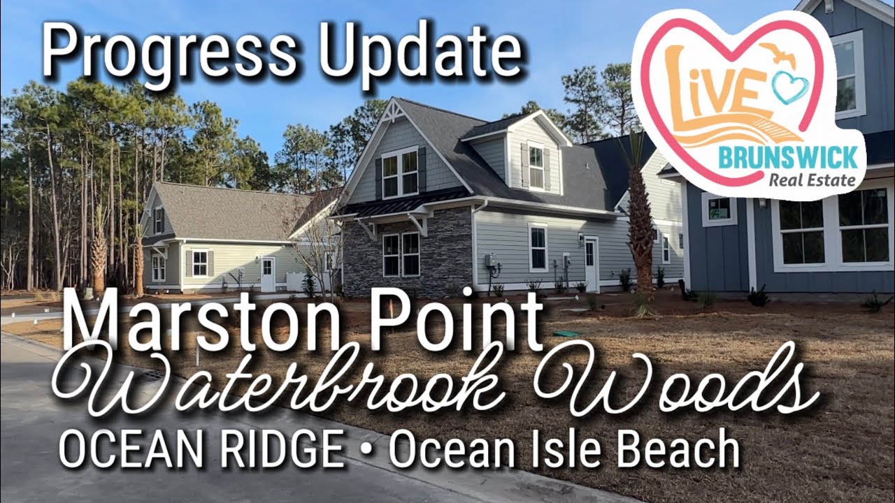 The Starling & Caspian on Private Lots in Waterbrook Woods 🤩 Ocean Ridge 🏖️Ocean Isle Beach
