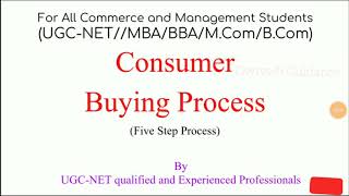 consumer buying process | consumer buying decision process | buying decision process | Marketing