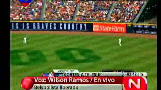 Primeras palabras de Wilson Ramos, luego de su rescate