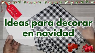 3 MANUALIDADES PARA NAVIDAD QUE DECORAN TU CASA | DIY Christmas Decorations  Ideas 2021🎄❄❄