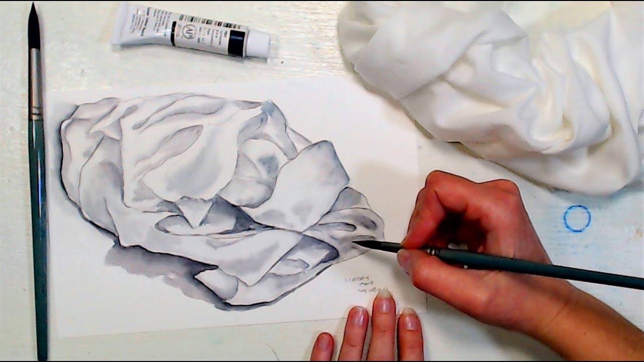 How To Paint Fabric In Watercolor // 12:30Pm Et - Youtube