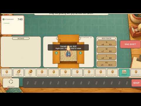 CozyCrate - Complete 2D Packing & Management Game Template – gameplay video