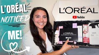 L’Oréal Reached Out! Unboxing My Professional Haircare PR Package | YouTube Creator Gift